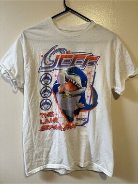 Marvel Rivals Jeff the Land Shark Mens T Shirt Medium M White